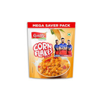 Kwality Corn Flakes 800g | Made with Golden Corns | 99% Fat Free, Natural Source of Vitamin & Iron | High in Protein & Fiber | Healthy Food & Breakfast Cereal | Low Fat & Cholesterol