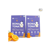 Velbiom Bonatona Probiotic Gummies For Effective Digestion, Lasting Immunity Clinically Proven & US FDA Approved For Kids & Adults - Pack of 10x2Gummies, Orange Flavor