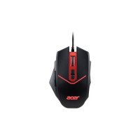 Acer Nitro Ergo-Comfort Wired Optical Gaming Mouse II (4200 DPI/8 Buttons/RGB: 6 color LED backlight/PAW3325 Sensor/Polling Rate 1MS/1000Hz) NMW120, Black