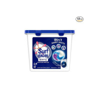 Surf Excel 3-in-1 Smart Shots Liquid Detergent For Front Load & Top Load Washing Machines | 17 Units for 17 loads | With Fragrance and Fabric Care