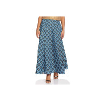 global desi Womens Printed Long Skirt