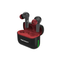 Fireboltt Fire Pods Vega 811 TWS earbuds with captivating RGB lights, Bluetooth 5.3, Gaming Mode, Quad Mic ENC, and voice assistance (Black Red)