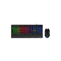 Ant Esports KM500W Gaming Backlit Keyboard and Mouse Combo, LED Wired Gaming Keyboard, Ergonomic & Wrist Rest Keyboard, Programmable Gaming Mouse for PC/Laptop/Mac- World of Warships Edition