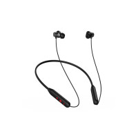 pTron Newly Launched Tangent Eon in-Ear Bluetooth 5.3 Wireless Headphones, 45H Playtime, HD Mic & TruTalk AI-ENC Calls, Movie/Music Modes, Dual Device Pairing & Type-C Fast Charging & IPX5 (Black)