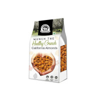 Wonderland Foods Premium Raw California Almonds 1Kg Pouch Pack | Badam Giri | Nutritious & Delicious High in Fiber & Boost Immunity | Dry Fruits Real Nuts | Gluten Free