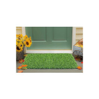 Status Contract Grass Mat for Balcony Decor|(12x18cm) Artificial Grass Outdoor Mat Fairy Garden|Green Lawn Floor Carpet Living Room|Home and Kitchen Floor Mat|Outdoor Carpet Waterproof (Natural Green)