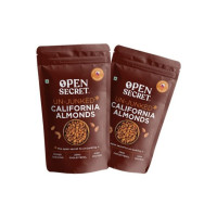 OPEN SECRET Premium Californian | 100% Natural|Tasty, Crunchy| Immunity Boosting| Pack 2 Almonds  (2 x 501 g)