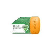 Amazon Brand - Solimo Germ Protection Soap, 125gm (Pack of 8)