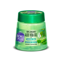 BOROPLUS Aloe Vera Gel with Green tea | 100% Organic for Skin & Hair|Vitamin E  (200 ml)