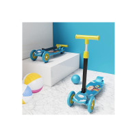 Lifelong Kick Scooter with Adjustable Height|Foldable Scooter|Skate Scooter for Kids with PVC Wheel|Age Upto 3+ Years- Max User weight-50 kg, Blue & Yellow, 6 Months Warranty, LLKS01 [coupon]