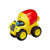Amazon Brand - Jam & Honey Kid - Friction Toy|Concrete Truck,Yellow