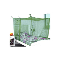 DIVAYANSHI Polycotton Mosquito net for Bed (Olive Green, 3 x 6.5 ft), 3x6.5 ft