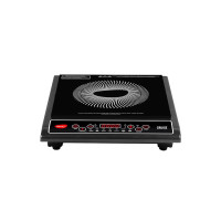 Pigeon by Stovekraft Cruise 1800 watt Induction Cooktop With Crystal Glass,7 Segments LED Display, Auto Switch Off - Black