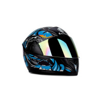 Urban Carrier Full Face Bike Helmet, Lightweight, Adjustable Fit, Enhanced Ventilation, Impact-Resistant (Black_Panther)