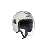 Royal Enfield Flip-Up Coopter Camo Mlg ISI Certified Riding Helmet with Clear Visor Gloss White, Size: L(59-60Cm) with High Density Eps for Better Impact Absorption & Comfort On Long Rides