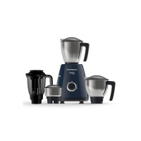 CROMPTON AMEO PRO 750W 4 Jars Mixer Grinder with MaxiGrind and Motor Vent-X Technology (3 Stainless Steel Jars and 1 Juicer Jar, Black & Blue)