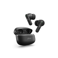 pTron Zenbuds X1 Quad Mic TWS Earbuds, TruTalk ENC Calls, 40H Playtime, in-Ear Sensor, 40ms Movie/Music Modes,Bluetooth 5.3 Headphones, TypeC Fast Charging & IPX5 Water Resistant (Black)