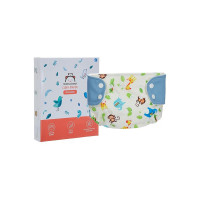 Mama Bear Reusable Cloth Diaper, Freesize, for baby 0-3 yrs (Blue)