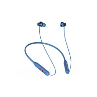 pTron Tangent Eon in-Ear Bluetooth 5.3 Wireless Headphones, 45H Playtime, HD Mic & TruTalk AI-ENC Calls, Movie/Music Modes, Dual Device Pairing & Type-C Fast Charging & IPX5 (Blue)