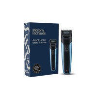 Morphy Richards AstonX BT1110 beard trimmer for men|9 Settings Single Comb| Reachargable Men Trimmer For|Removable & Washable Blades| 2-Yr Warranty |Travel friendly beard trimmer|Metallic Blue & Black|Rakhi Gift for Brother