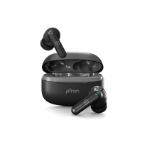 pTron Zenbuds X1 TWS Earbuds-4 QuadPro Mics, 3D AudioScape, In-Ear Sensor, 40hrs Playtime, TruTalk AI-ENC Calls, 40ms Movie/Music Modes, BT5.3, Type-C Fast Charging, & IPX5 Water Resistant (Jet Black)