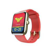 boAt Xtend Smartwatch Wonder Woman Edition w/Alexa Built-in, 1.69 HD Display, Multiple Watch Faces, Stress Monitor, Heart & SpO2 Monitoring, 14 Sports Modes, Sleep Monitor, 5 ATM(Amazonian Red)