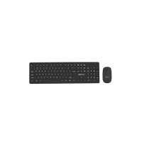 Amazon Basics Wireless Keyboard and Mouse Combo | 1000 DPI Mouse | 104 Rounded Silent Keys | Lightweight | Compatible to Mac and Windows | Plug-and-Play (Black)