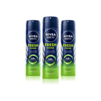 NIVEA MEN Fresh Power Deodorant Spray Deodorant Spray - For Men  (150 ml, Pack of 3)