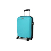 ACEPACK X VERAGE Comet 20"/56cms Cabin Hardsided Trolley Bags for Travel, Small Suitcase with Spinner Wheels, Secure Lock Luggage (Light Blue)