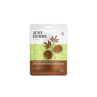 Just Herbs Sheet Mask for Glowing Skin Serum Masks, 20g