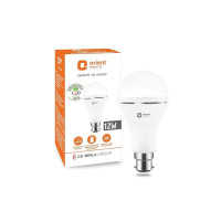 Orient Electric 12W Emergency LED bulb| Rechargeable LED light| 2 hours battery backup| Up to 4 kV surge protection| 6500K, Cool White| B22d base| Made in India| Pack of 1