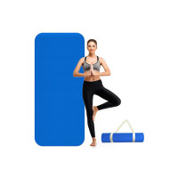 Yoga Mat for Women by SLOVIC | Exercise Mat for Home | Yoga Mat for Men || ANTI SLIP || Workout Mat For Kids | Gym Mat for Indoor Excercise | EVA Yoga Mat 6mm Thick | Non-Slip Yoga Mat | Blue [coupon]