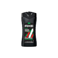 Axe Africa 3 In 1 Body, Face & Hair Wash for Men, Long-Lasting Refreshing Mandarin & Sandalwood Fragrance for Up To 12hrs, Natural Origin Ingredients, Removes Odor & Bacteria, No Parabens, Dermatologically Tested, 250ml