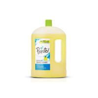 Amazon Brand - Presto! Disinfectant Surface & Floor Cleaner, (Citrus) - 2 Ltr | Kills 99.9% Germs | Suitable for Bathroom & Floor surfaces like ceramic, marble, granite, mosaic etc.