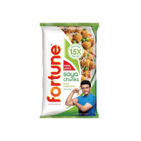 Fortune Soya Chunks, 15x more protein than milk, 1kg (Item weight may vary)